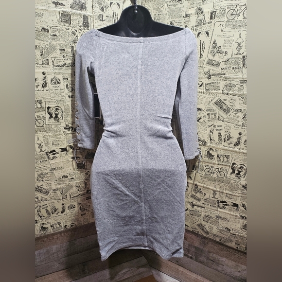 NWT Juicy Couture XS Velour Off Shoulder Dress - Picture 6 of 11